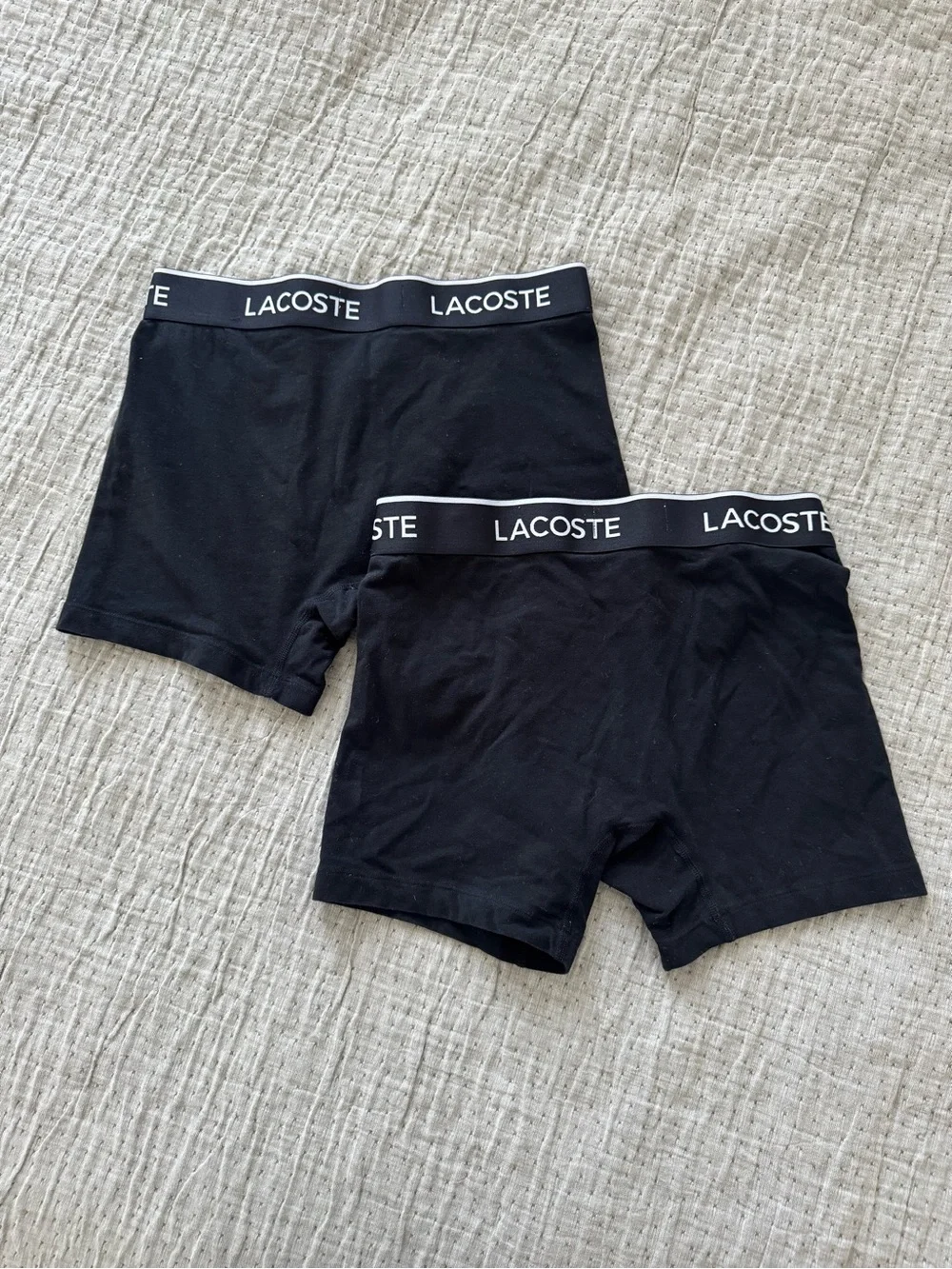 Lacoste Men’s Cotton Jersey Boxer Briefs Set of Two NWOT